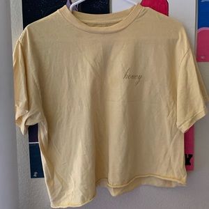 john galt/brandy melville honey t shirt